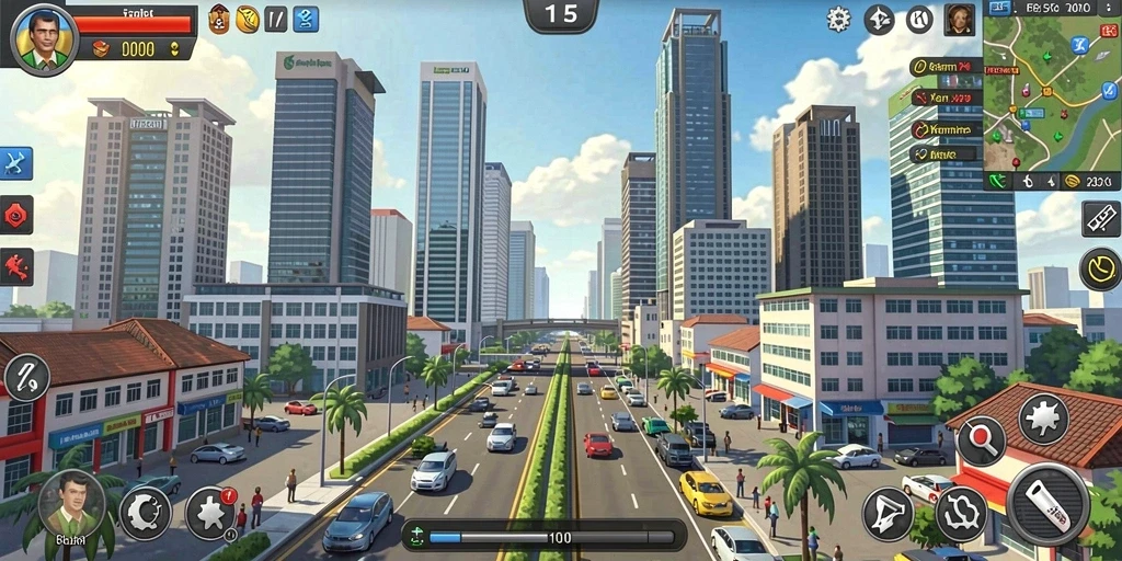 Sistem leveling yang adiktif dan menantang.