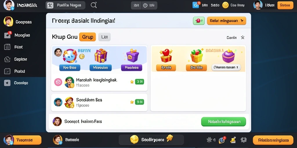 Komunitas aktif yang mendukung dan bersahabat.