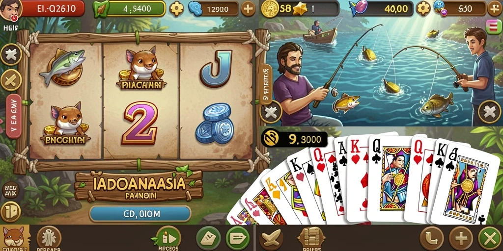 Screenshot memperlihatkan sistem reward yang menarik.